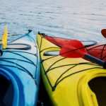 Kayaking,On,The,Lake,Concept,Photo.,Sport,Kayak,On,The